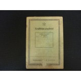 Alter Kfz-Brief NSU 1929  200 cm³