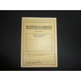 Alter Kfz-Brief MZ RT 125/2 BJ. 1956