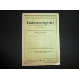 Alter Kfz-Brief MZ ES 175 Bj. 1959