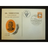 Briefumschlag mit Sonderstempel HUGO JUNKERS 50. Todestag 1985